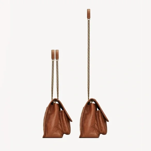 Saint Laurent Niki Medium in Vintage Leather, Light Caramel - Picture 5 of 14